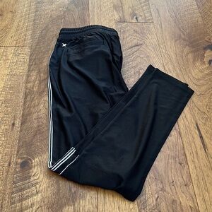 First Base Woman’s Black Striped Joggers Size 0